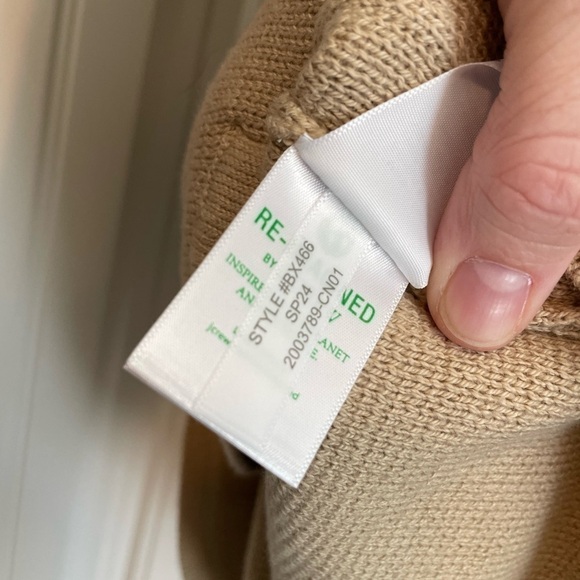 J.Crew Knit Cardigan sweater coat V neck oversized size XXS - Picture 7 of 8